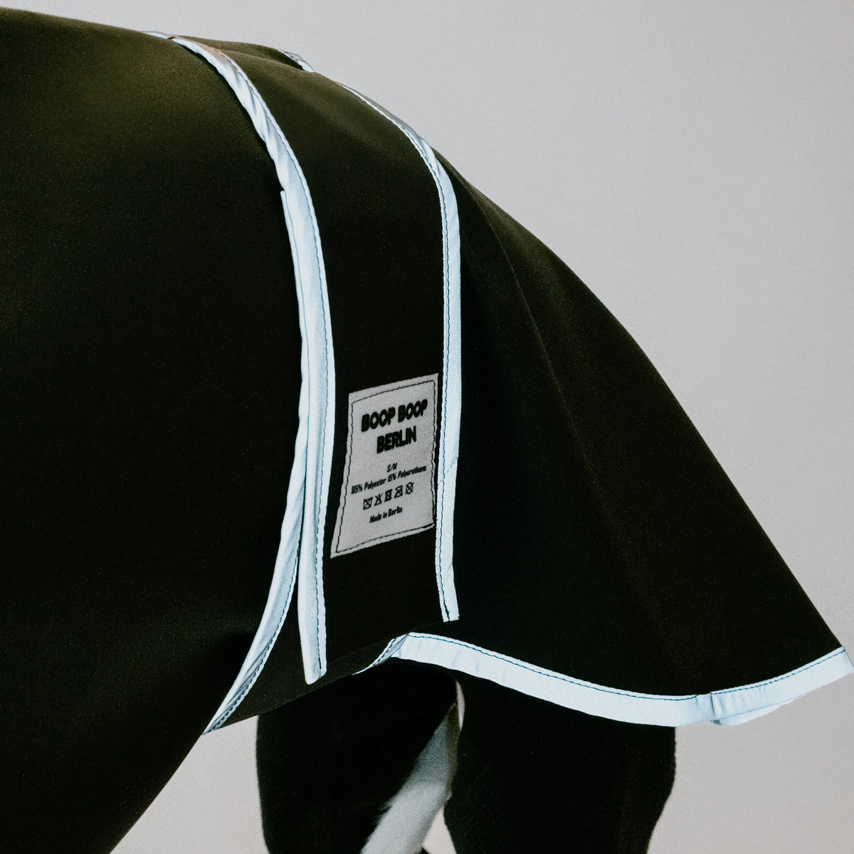 Berlin Weather Set - Raincoat in Midnight Showers & Onesie in Licorice