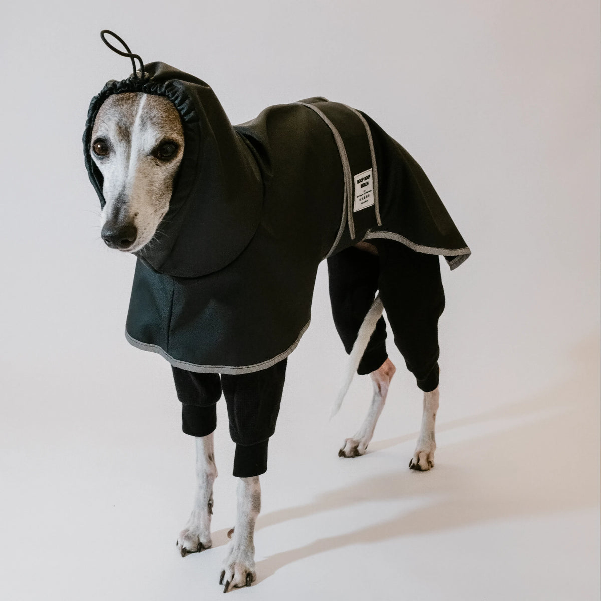 Berlin Weather Set - Raincoat in Midnight Showers & Onesie in Licorice